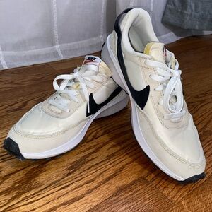 Nike Vintage-Inspired Cream and Black Sneakers